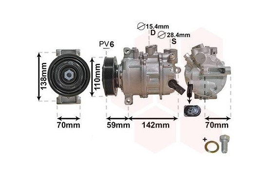 Compressor, air conditioning