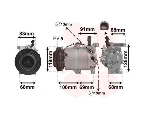 Compressor, air conditioning