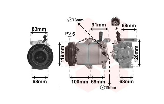 Compressor, air conditioning