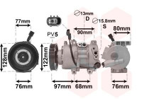 Compressor, air conditioning