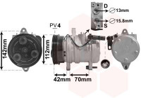 Compressor, air conditioning