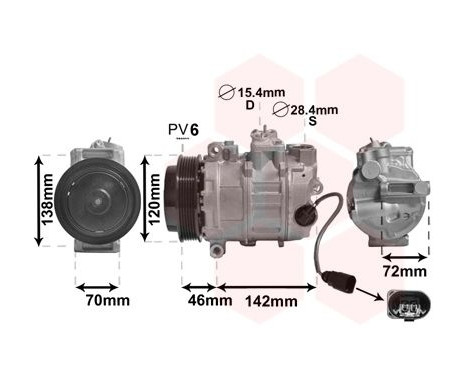 Compressor, air conditioning