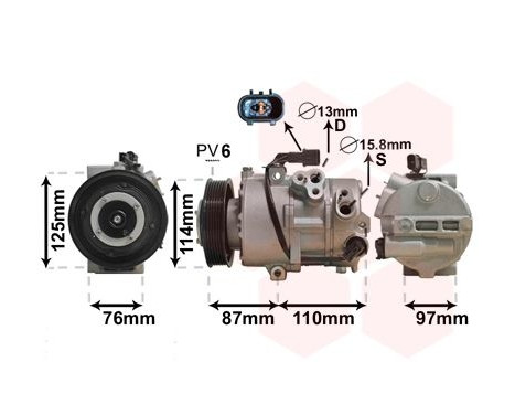 Compressor, air conditioning