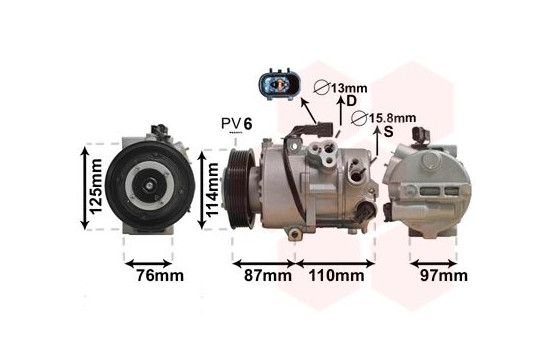 Compressor, air conditioning