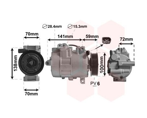 Compressor, air conditioning