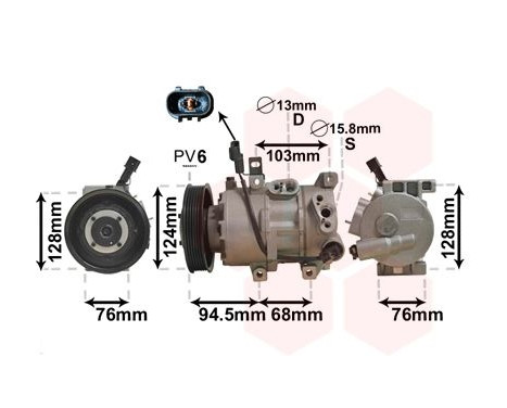 Compressor, air conditioning