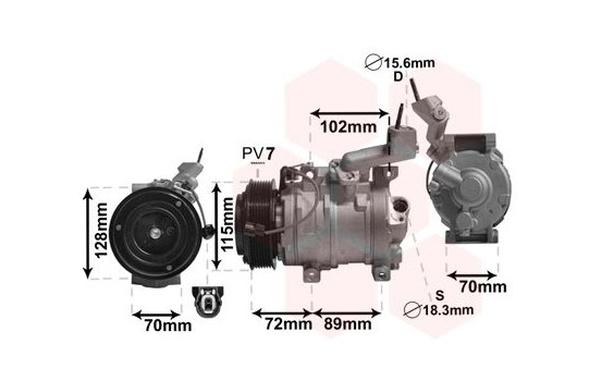 Compressor, air conditioning