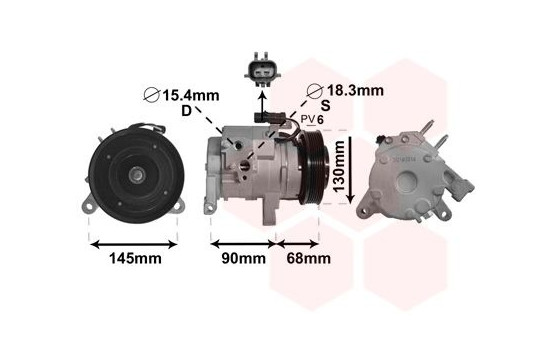 Compressor, air conditioning
