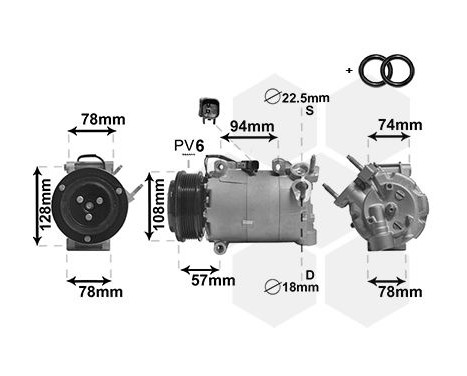 Compressor, air conditioning