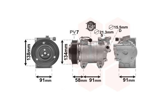 Compressor, air conditioning