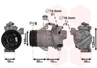 Compressor, air conditioning