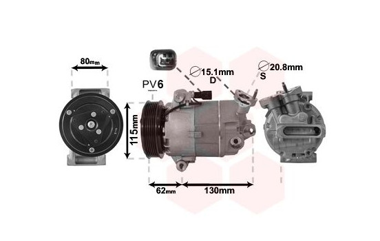 Compressor, air conditioning