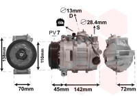 Compressor, air conditioning