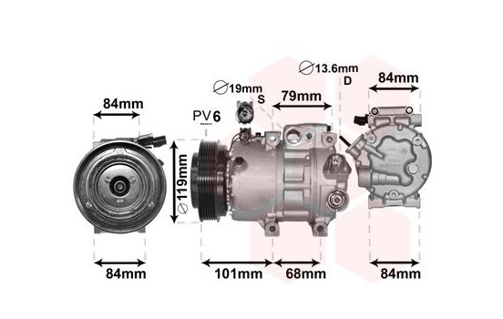 Compressor, air conditioning