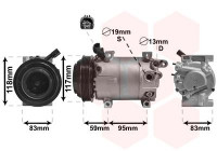 Compressor, air conditioning