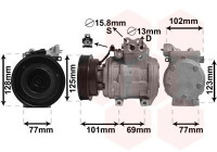 Compressor, air conditioning