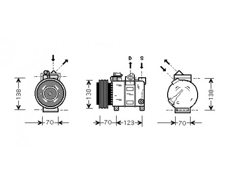 Compressor, air conditioning