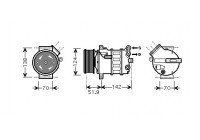 Compressor, air conditioning