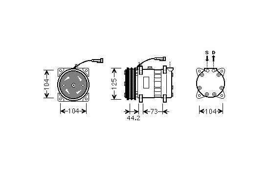 Compressor, air conditioning