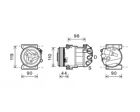 Compressor, air conditioning