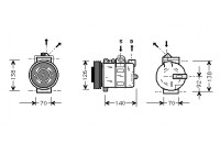 Compressor, air conditioning