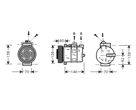 Compressor, air conditioning, Image 2