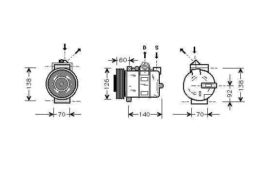 Compressor, air conditioning, Image 2