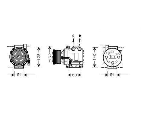 Compressor, air conditioning