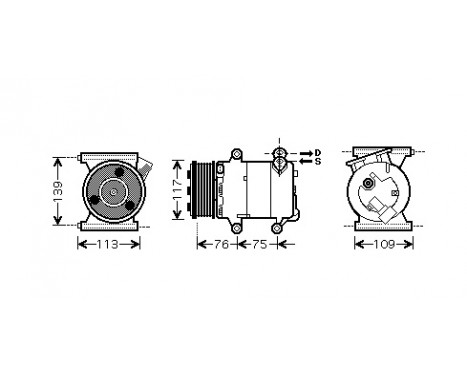 Compressor, air conditioning, Image 2