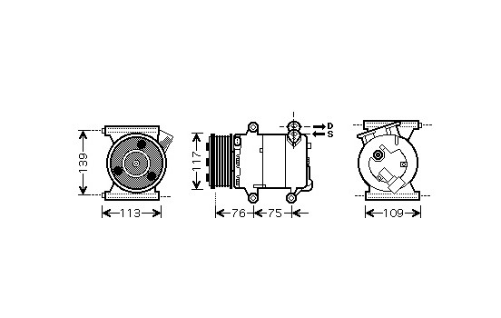 Compressor, air conditioning, Image 2