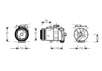 Compressor, air conditioning
