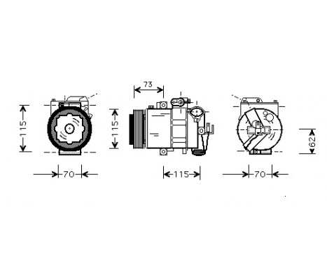 Compressor, air conditioning