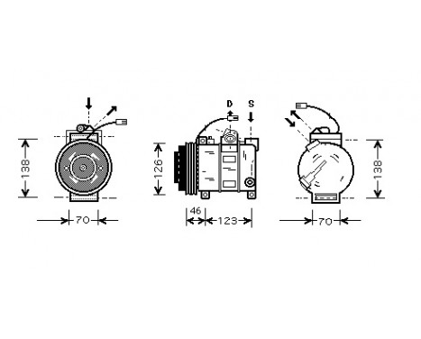 Compressor, air conditioning, Image 2