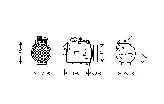 Compressor, air conditioning
