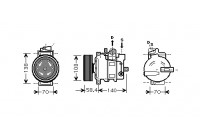 Compressor, air conditioning
