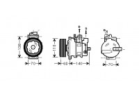 Compressor, air conditioning