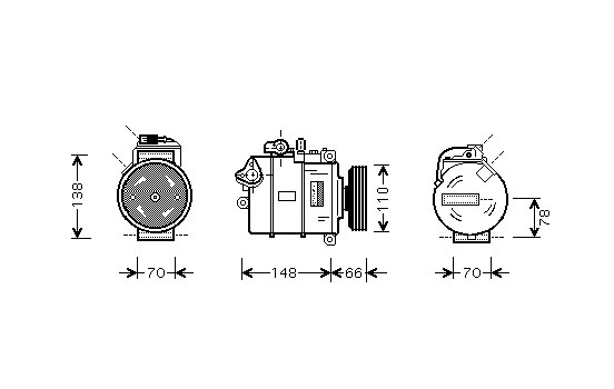Compressor, air conditioning