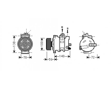 Compressor, air conditioning