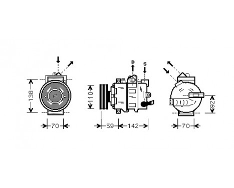 Compressor, air conditioning