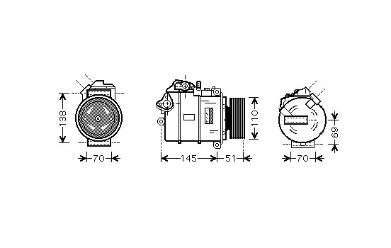 Compressor, air conditioning