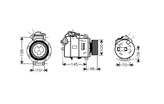 Compressor, air conditioning