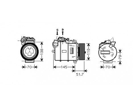 Compressor, air conditioning