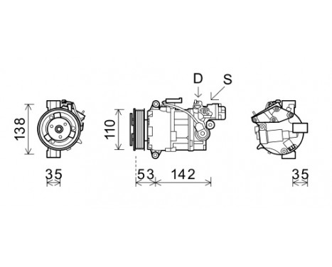 Compressor, air conditioning, Image 2