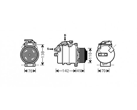 Compressor, air conditioning, Image 2