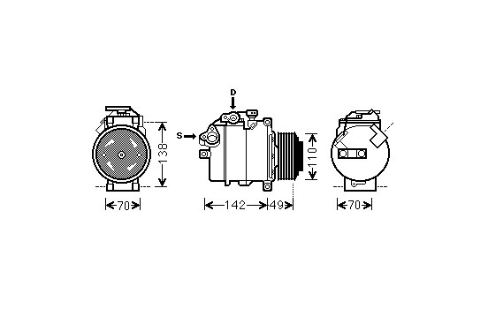 Compressor, air conditioning, Image 2