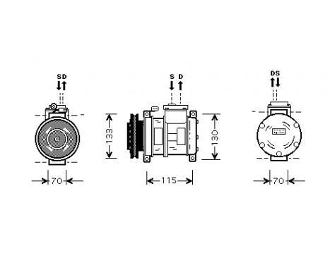 Compressor, air conditioning