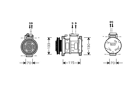 Compressor, air conditioning