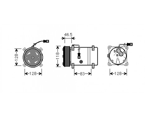 Compressor, air conditioning