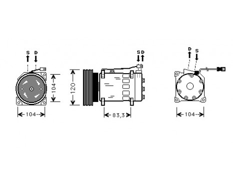 Compressor, air conditioning, Image 2