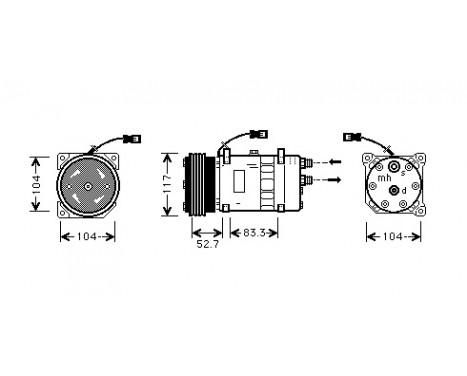 Compressor, air conditioning